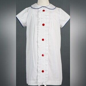 NWT Crescent Moon Red, White, Blue Patriotic July 4th Dress